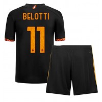 Fotballdrakt Barn AS Roma Andrea Belotti #11 Tredjedraktsett 2023-24 Kortermet (+ Korte bukser)
